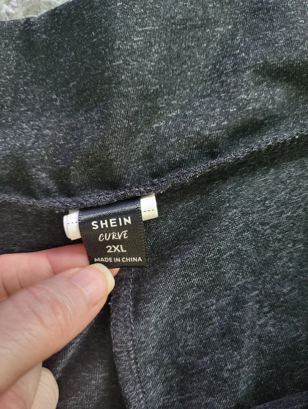 SHEIN‎ Dark Heathered Gray Leggings 2xl